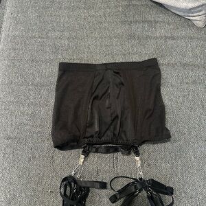 Black Garter skirt